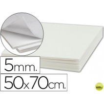CARTON PLUMA LIDERPAPEL ADHESIVO 1 CARA 50X70 CM ESPESOR 5 MM