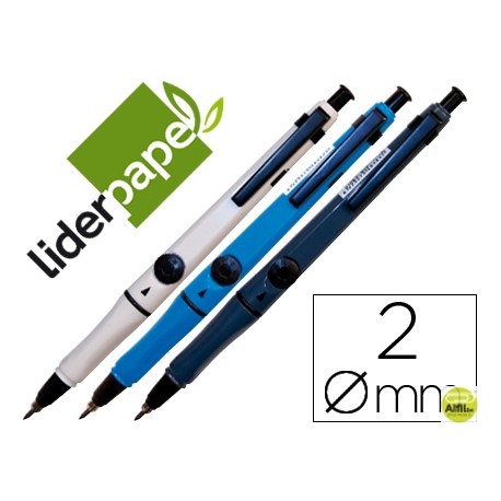 PORTAMINAS LIDERPAPEL 2 MM COLORES SURTIDOS
