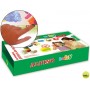 PINTURA DEDO ALPINO - SET CON 4 BOTES+4 ESPONJAS+MANTEL