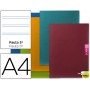 LIBRETA LIDERPAPEL SCRIPTUS A4 48 HOJAS 90G/M2 PAUTA 5Ë 2.5MM CON MARGEN