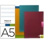 LIBRETA LIDERPAPEL SCRIPTUS A5+ 48 HOJAS 90G/M2 PAUTA 5Ë 2,5MM CON MARGEN