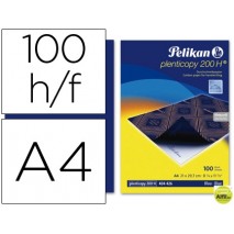 PAPEL CARBON PELIKAN AZUL TAMANO A-4