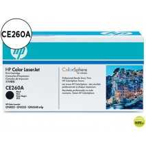 TONER HP COLOR LASERJET CP4025/CP4525 -CE260A- NEGRO 8.500 PAGS