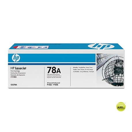 TONER HP LASERJET P1500/P1560/P1600 -CE278A- NEGRO 2.100 PAGS