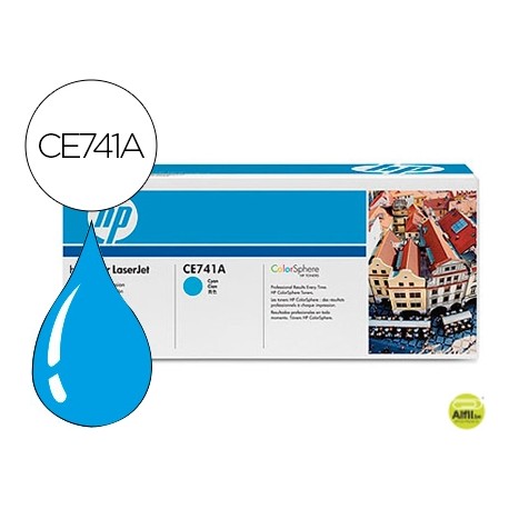 TONER HP COLOR LASERJET CP5225 CP5225N CP5225D -CE741A- CIAN 7.300 PAGS