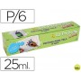 PINTURA PARA TELA LA PAJARITA -SET DE 6 COLORES SURTIDOS+ PINCEL