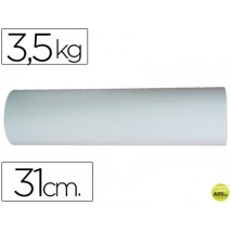 PAPEL BLANCO BOBINA DE 31 CM 3,5 KG