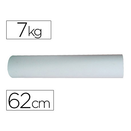 PAPEL BLANCO BOBINA DE 62 CM 7 KG