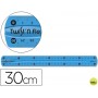 REGLA PLASTICO FLEXIBLE MAPED DE 30 CM COLORES SURTIDOS