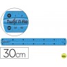 REGLA PLASTICO FLEXIBLE MAPED DE 30 CM COLORES SURTIDOS