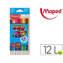 LAPICES DE COLORES MAPED COLOR PEPS DUO BICOLOR CAJA 12