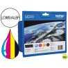INK-JET BROTHER LC-985VAL 4 COLORES VALUE PACK NEGRO/CIAN/MAGENTA/AMARILLO DCP-J315W