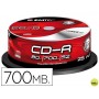 CD-R EMTEC CAPACIDAD 700MB DURACION 80MIN VELOCIDAD 52X BOTE 25 UNIDADES