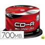 CD-R EMTEC CAPACIDAD 700MB DURACION 80MIN VELOCIDAD 52X BOTE 50 UNIDADES