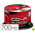 CD-R EMTEC CAPACIDAD 700MB DURACION 80MIN VELOCIDAD 52X BOTE 50 UNIDADES