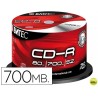 CD-R EMTEC CAPACIDAD 700MB DURACION 80MIN VELOCIDAD 52X BOTE 50 UNIDADES