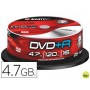 DVD+R EMTEC CAPACIDAD 4,7GB VELOCIDAD 16X BOTE 25 UNIDADES