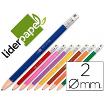 PORTAMINAS LIDERPAPEL 2MM COLORES SURTIDOS