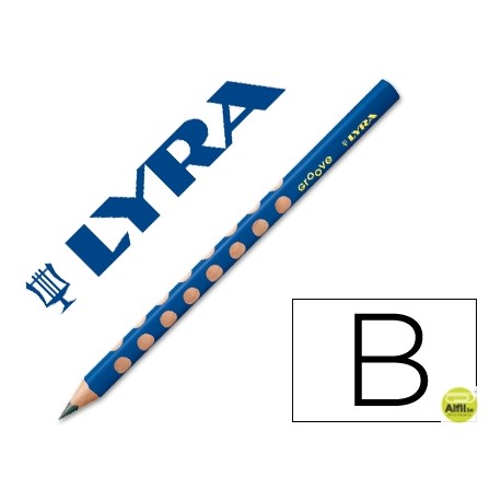 LAPICES DE GRAFITO LYRA GROOVETRIANGULAR MINA B DE 4,25 MM