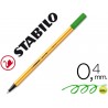 ROTULADOR STABILO PUNTA DE FIBRA POINT 88 VERDE MANZANA 0,4 MM