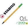 ROTULADOR STABILO PUNTA DE FIBRA POINT 88 VERDE PINO 0,4 MM