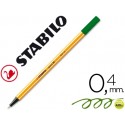 ROTULADOR STABILO PUNTA DE FIBRA POINT 88 VERDE OLIVA 0,4 MM
