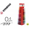 ROTULADOR STABILO PUNTA DE FIBRA POINT 88 -EXPOSITOR TORRE 266 UNI EN 25 ROTULADORES SURTIDOS