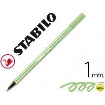 ROTULADOR STABILO ACUARELABLE PEN 68 VERDE HIELO 1 MM