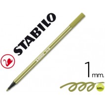 ROTULADOR STABILO ACUARELABLE PEN 68 VERDE TIERRA 1 MM