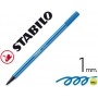 ROTULADOR STABILO ACUARELABLE PEN 68 AZUL MARINO ULTRAMAR 1 MM