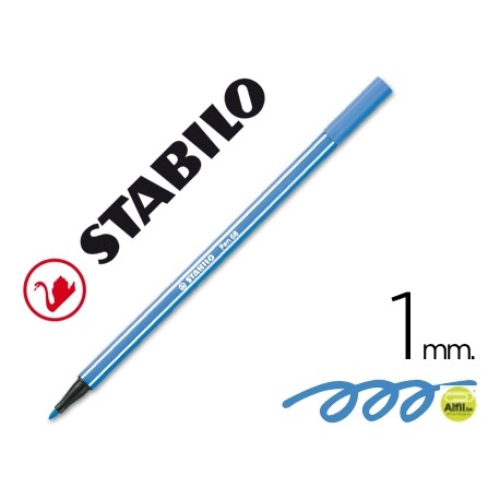 ROTULADOR STABILO ACUARELABLE PEN 68 AZUL OSCURO 1 MM
