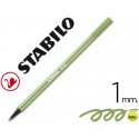 ROTULADOR STABILO ACUARELABLE PEN 68 VERDE HOJA 1 MM