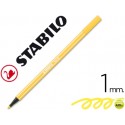 ROTULADOR STABILO ACUARELABLE PEN 68 AMARILLO 1 MM