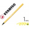 ROTULADOR STABILO ACUARELABLE PEN 68 AMARILLO 1 MM