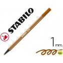 ROTULADOR STABILO ACUARELABLE PEN 68 MARRON 1 MM