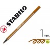ROTULADOR STABILO ACUARELABLE PEN 68 MARRON 1 MM