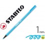 ROTULADOR STABILO ACUARELABLE PEN 68 AZUL CELESTE 1 MM