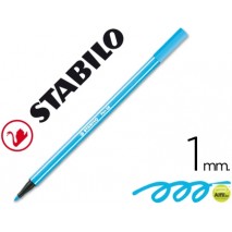 ROTULADOR STABILO ACUARELABLE PEN 68 AZUL CELESTE 1 MM