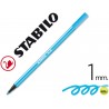 ROTULADOR STABILO ACUARELABLE PEN 68 AZUL CELESTE 1 MM