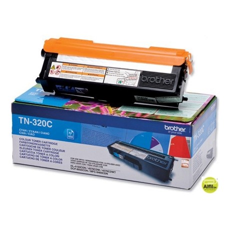TONER BROTHER TN-320C CIAN -1,500PAG- HL-4140CN HL-4150CDN HL-4570CDW DCP-9055CDN DCP-9270CDW
