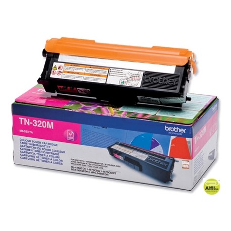 TONER BROTHER TN-320M MAGENTA -1,500PAG- HL-4140CN HL-4150CDN HL-4570CDW DCP-9055CDN DCP-9270CDW