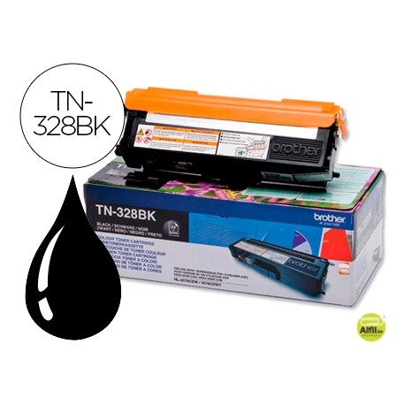 TONER BROTHER TN-328BK NEGRO -6,000PAG- HL-4570CDW DCP-9270CDW MFC-9970CDW