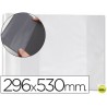 FORRALIBRO PVC CON SOLAPA AJUSTABLE ADHESIVO 296X530 MM