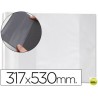 FORRALIBRO PVC CON SOLAPA AJUSTABLE ADHESIVO 317X530 MM