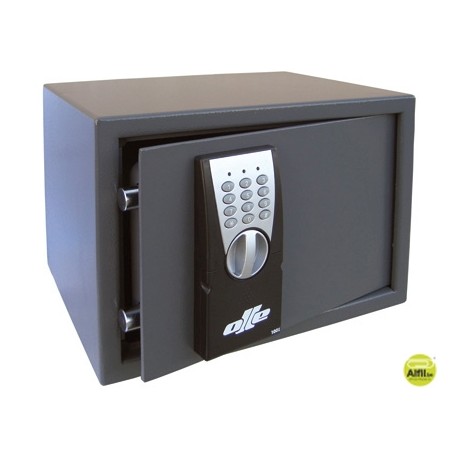 CAJA FUERTE OLLE SOBREPONE 100E COMBINACION ELECTRONICA CON LLAVE DE EMERGENCIA 250X350X265 MM