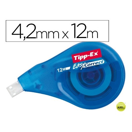CORRECTOR TIPP-EX EASY LATERAL 4,2 MM X12MTS
