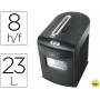 DESTRUCTORA DE DOCUMENTOS REXEL ANTIATASCO MERCURY REM723 CAPACIDAD DE CORTE 8 H DESTRUYE GRAPAS CLI