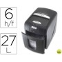 DESTRUCTORA DE DOCUMENTOS REXEL AUTO+100 CAPACIDAD 6 H DESTRUYE GRAPAS CLIPS Y TARJETAS