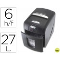 DESTRUCTORA DE DOCUMENTOS REXEL AUTO+100 CAPACIDAD 6 H DESTRUYE GRAPAS CLIPS Y TARJETAS
