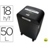 DESTRUCTORA DE DOCUMENTOS REXEL ANTIATASCO MERCURY RDX1850 CAPACIDAD DE CORTE 18 H DESTRUYE GRAPAS Y